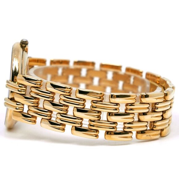 Dior Bagira Watches 47 154-2 blackDial Plated Gold Quartz Analog display mens - Picture 5 of 7